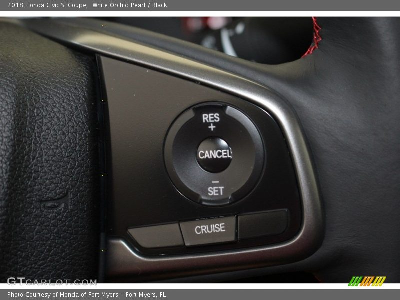White Orchid Pearl / Black 2018 Honda Civic Si Coupe