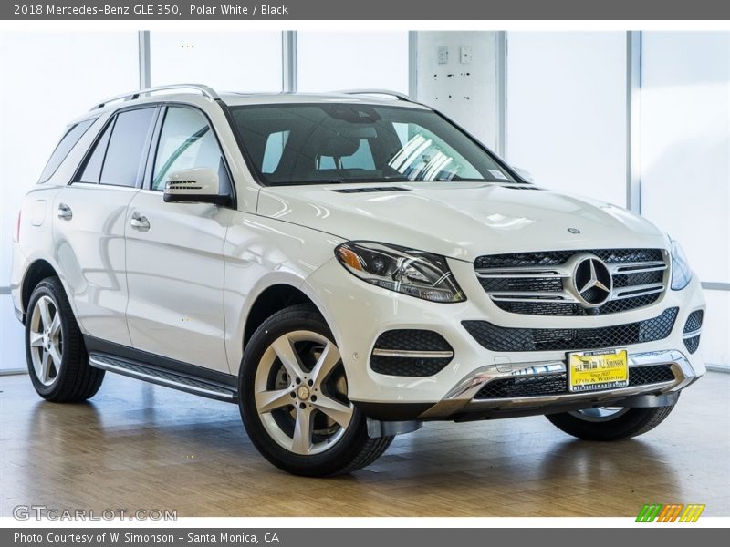 Polar White / Black 2018 Mercedes-Benz GLE 350