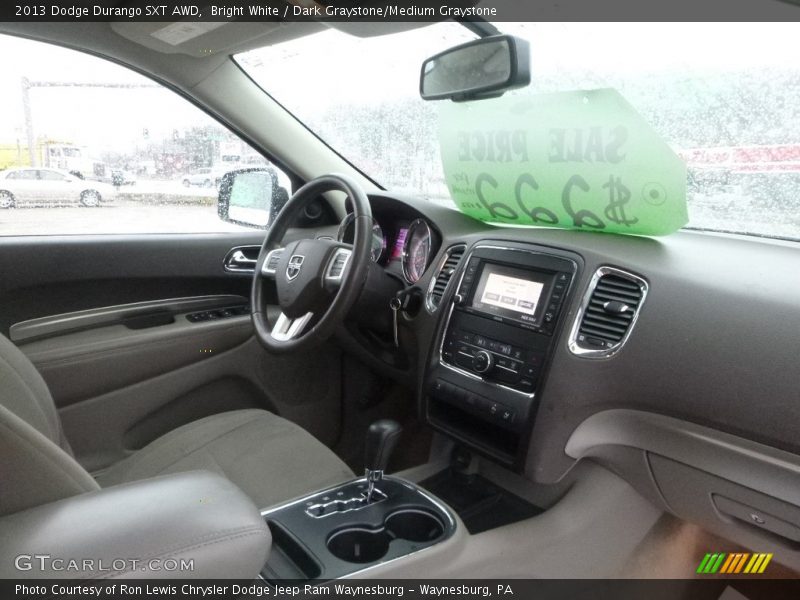 Bright White / Dark Graystone/Medium Graystone 2013 Dodge Durango SXT AWD