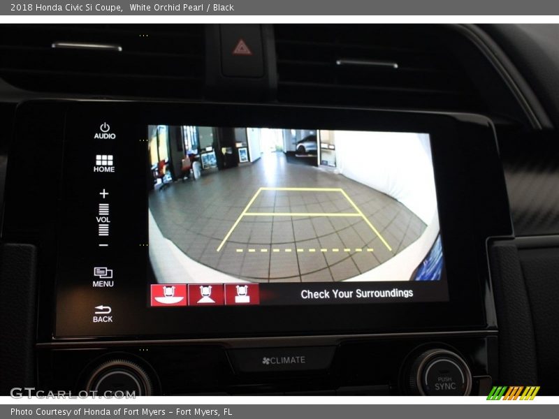 White Orchid Pearl / Black 2018 Honda Civic Si Coupe