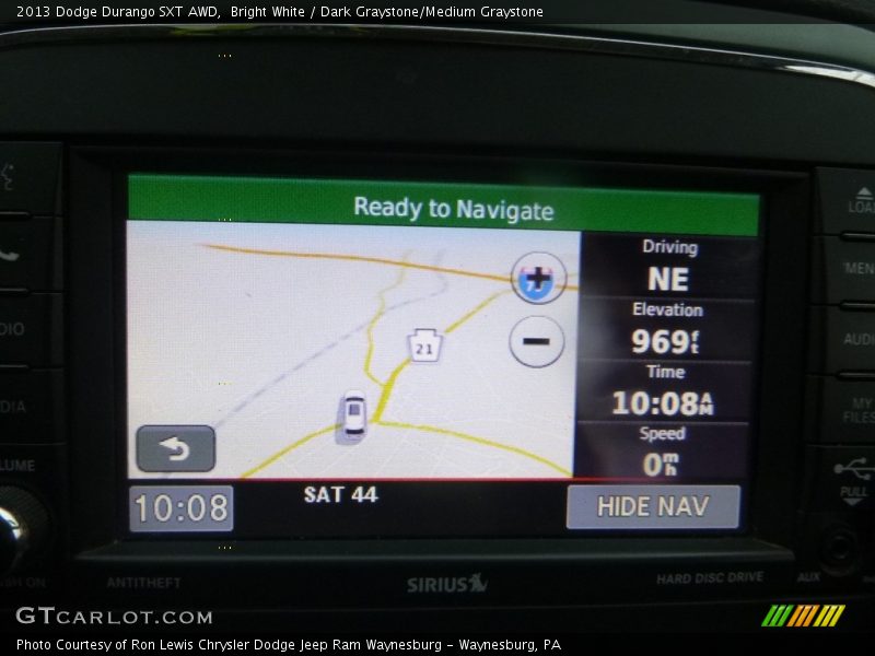 Bright White / Dark Graystone/Medium Graystone 2013 Dodge Durango SXT AWD