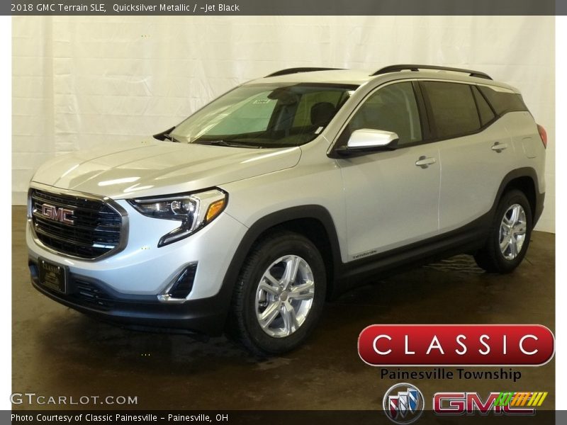 Quicksilver Metallic / ­Jet Black 2018 GMC Terrain SLE