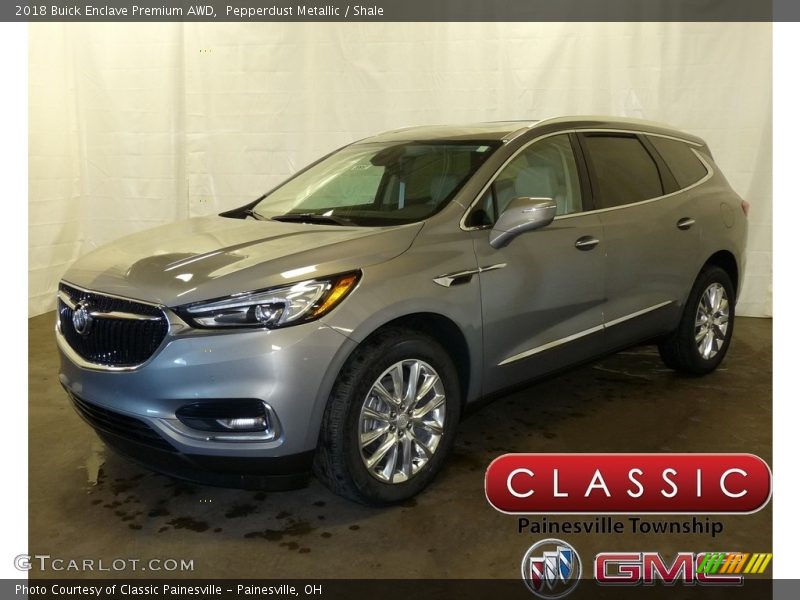 Pepperdust Metallic / Shale 2018 Buick Enclave Premium AWD