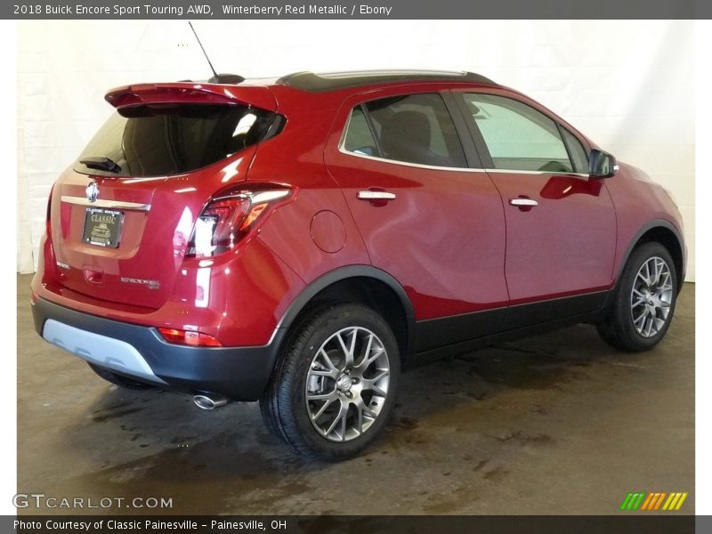 Winterberry Red Metallic / Ebony 2018 Buick Encore Sport Touring AWD