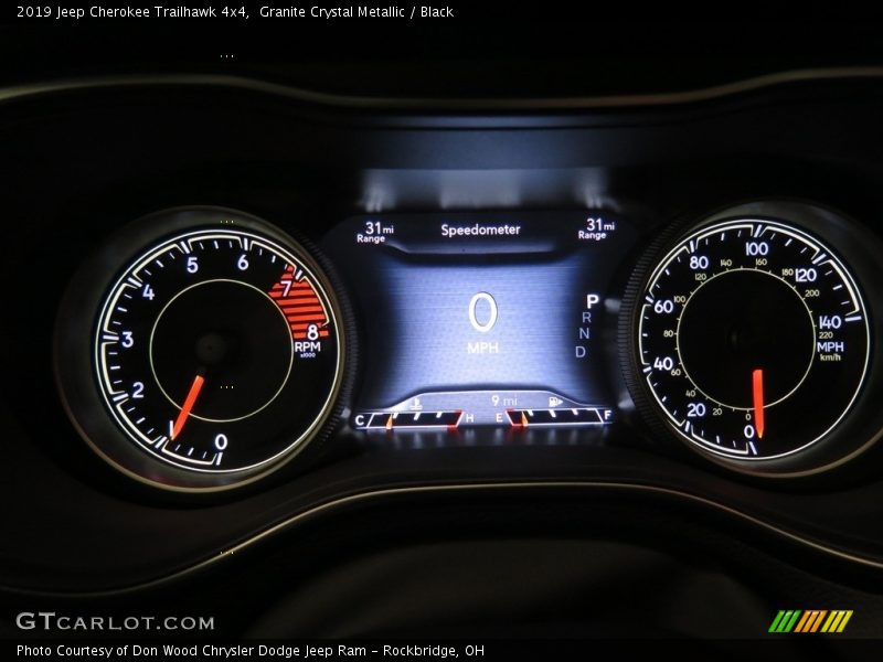  2019 Cherokee Trailhawk 4x4 Trailhawk 4x4 Gauges