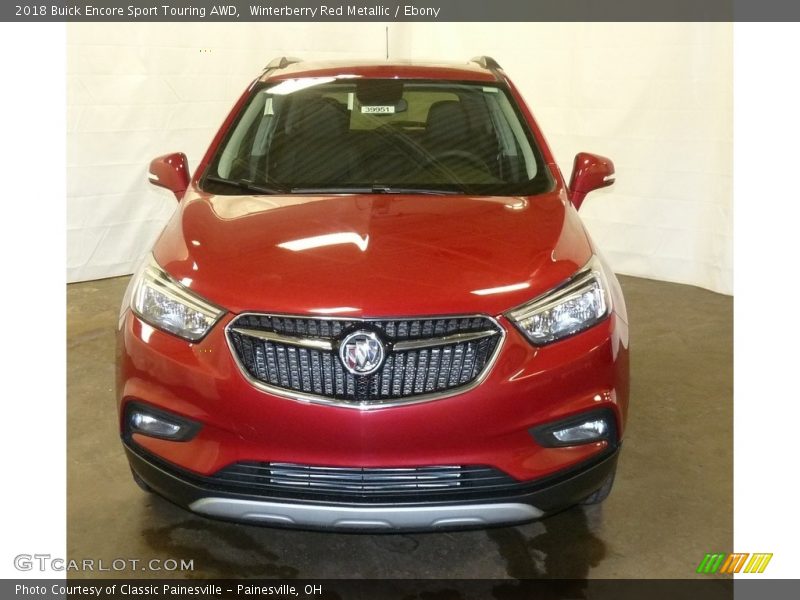 Winterberry Red Metallic / Ebony 2018 Buick Encore Sport Touring AWD