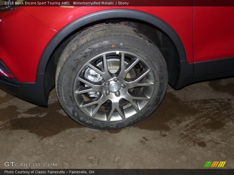 Winterberry Red Metallic / Ebony 2018 Buick Encore Sport Touring AWD