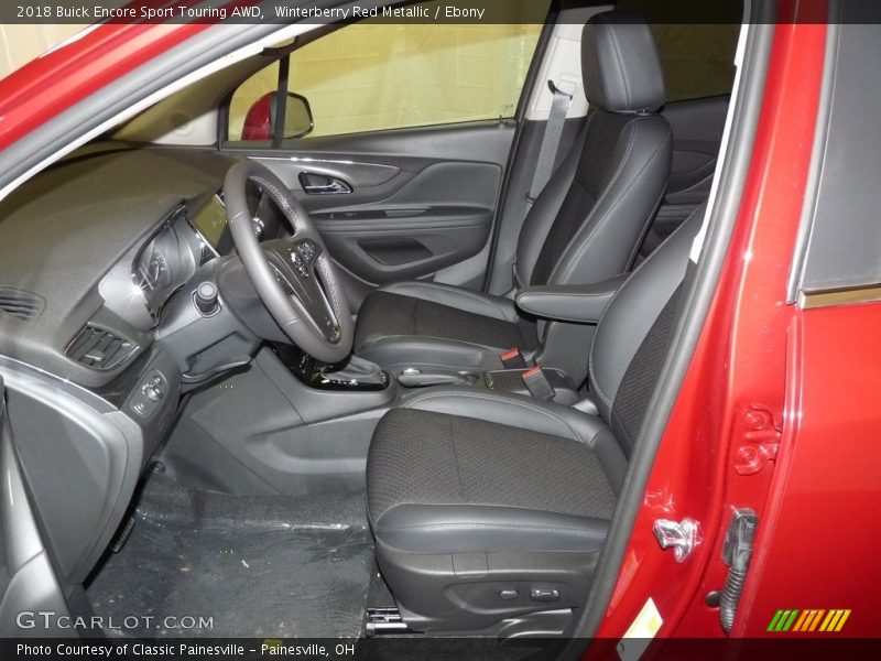 Winterberry Red Metallic / Ebony 2018 Buick Encore Sport Touring AWD