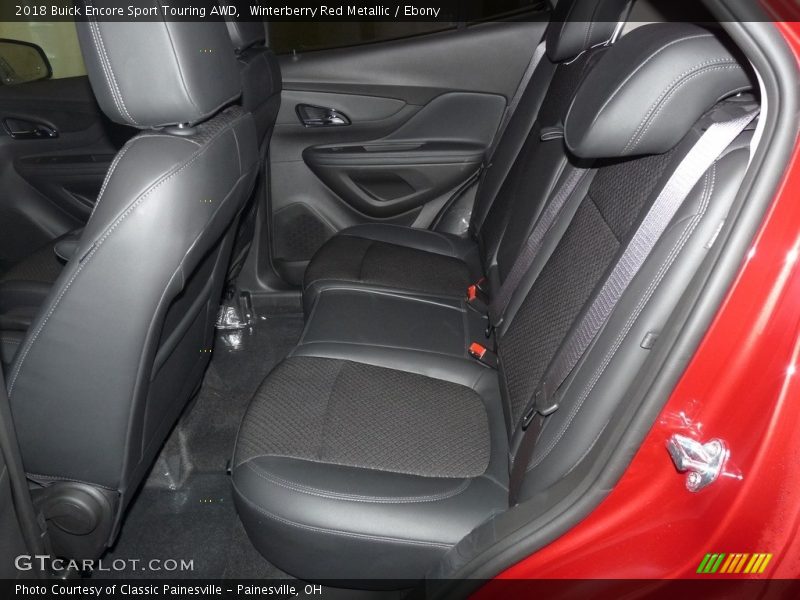 Winterberry Red Metallic / Ebony 2018 Buick Encore Sport Touring AWD