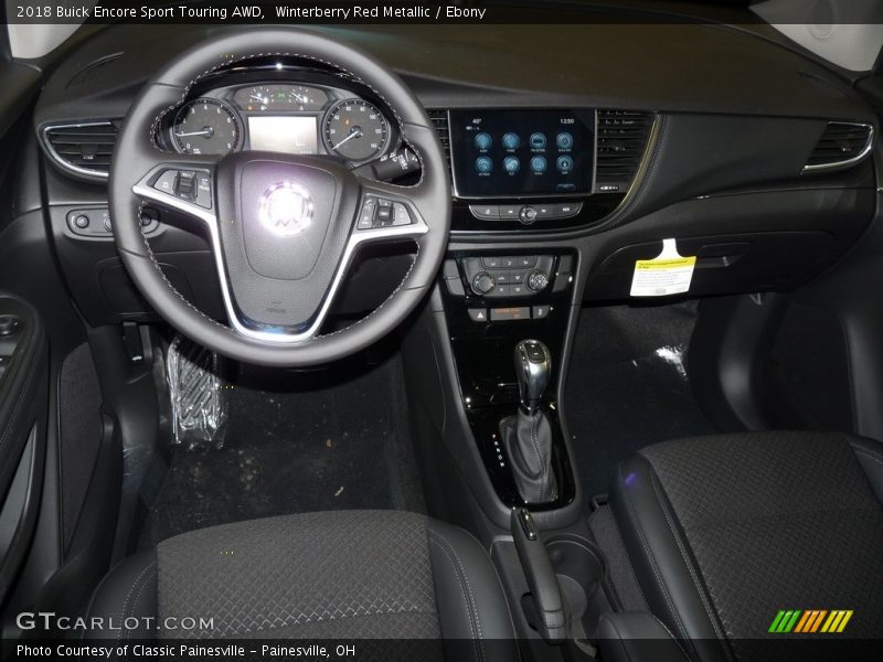 Winterberry Red Metallic / Ebony 2018 Buick Encore Sport Touring AWD