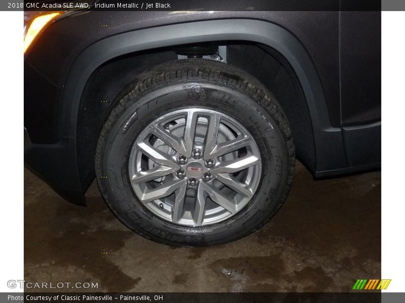 Iridium Metallic / Jet Black 2018 GMC Acadia SLE AWD