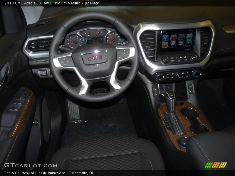 Iridium Metallic / Jet Black 2018 GMC Acadia SLE AWD