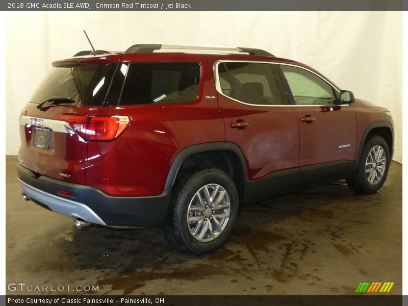 Crimson Red Tintcoat / Jet Black 2018 GMC Acadia SLE AWD
