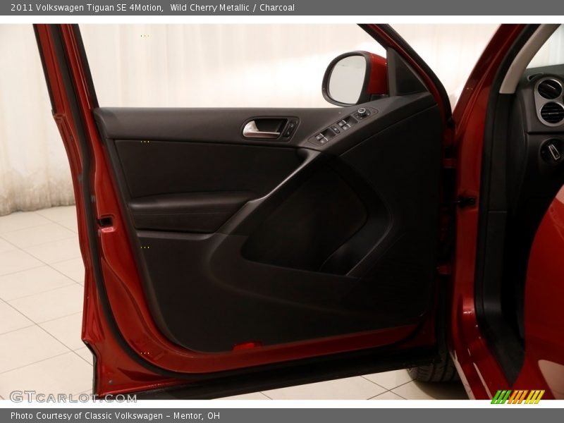 Wild Cherry Metallic / Charcoal 2011 Volkswagen Tiguan SE 4Motion