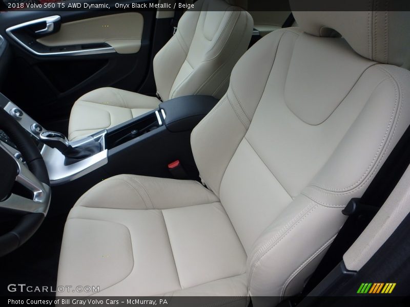 Onyx Black Metallic / Beige 2018 Volvo S60 T5 AWD Dynamic