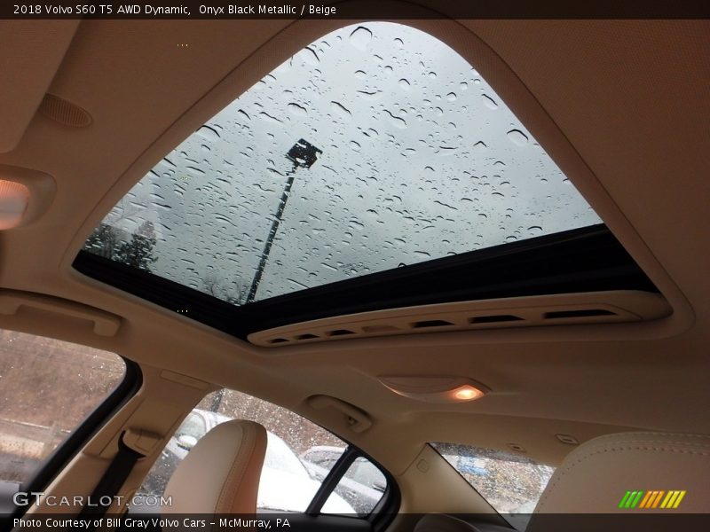 Onyx Black Metallic / Beige 2018 Volvo S60 T5 AWD Dynamic