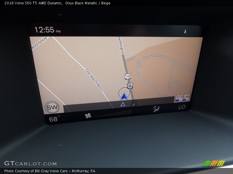 Onyx Black Metallic / Beige 2018 Volvo S60 T5 AWD Dynamic