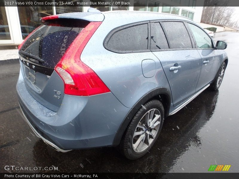 Mussel Blue Metallic / Off Black 2017 Volvo V60 Cross Country T5 AWD
