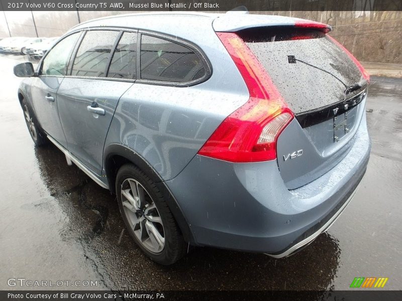 Mussel Blue Metallic / Off Black 2017 Volvo V60 Cross Country T5 AWD