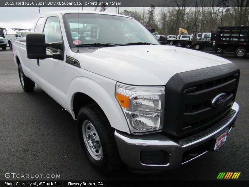 Oxford White / Steel 2015 Ford F250 Super Duty XL Super Cab