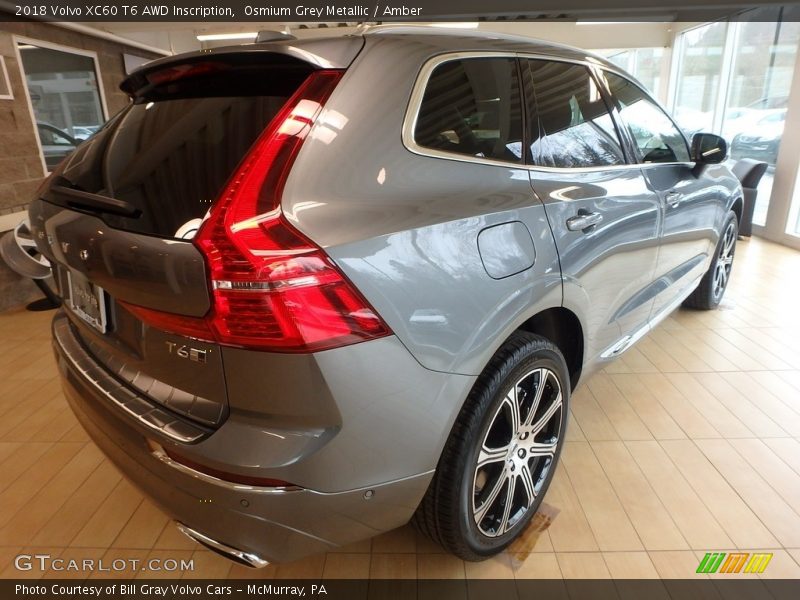 Osmium Grey Metallic / Amber 2018 Volvo XC60 T6 AWD Inscription