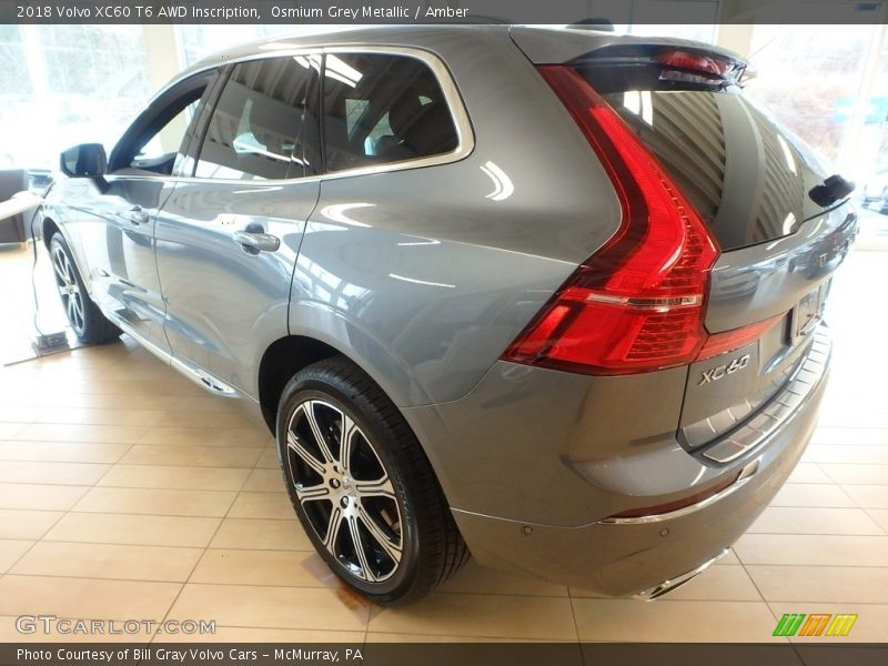 Osmium Grey Metallic / Amber 2018 Volvo XC60 T6 AWD Inscription