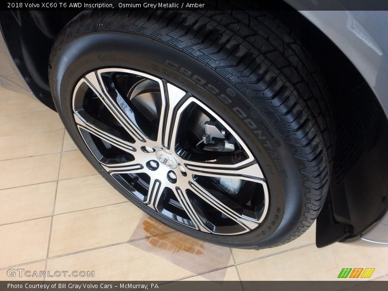 Osmium Grey Metallic / Amber 2018 Volvo XC60 T6 AWD Inscription