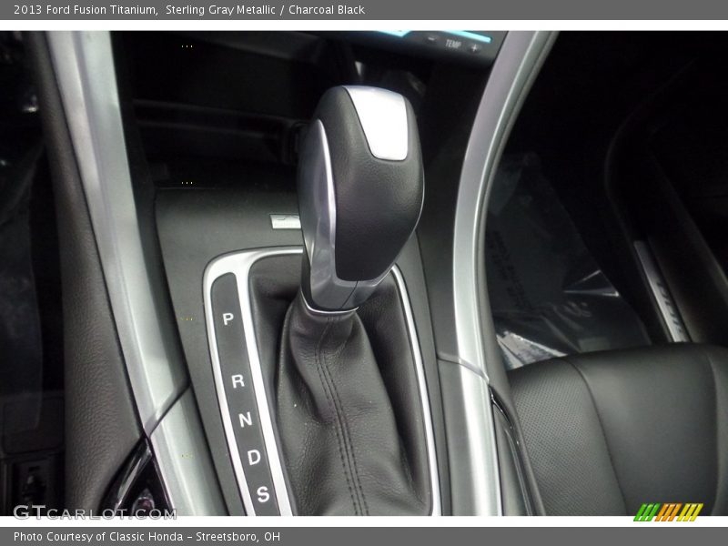 Sterling Gray Metallic / Charcoal Black 2013 Ford Fusion Titanium