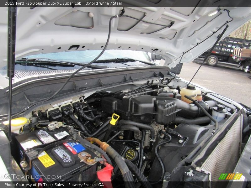 Oxford White / Steel 2015 Ford F250 Super Duty XL Super Cab