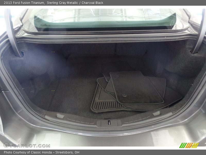Sterling Gray Metallic / Charcoal Black 2013 Ford Fusion Titanium