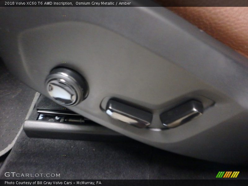 Osmium Grey Metallic / Amber 2018 Volvo XC60 T6 AWD Inscription