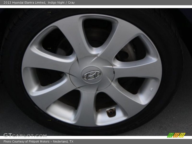Indigo Night / Gray 2013 Hyundai Elantra Limited
