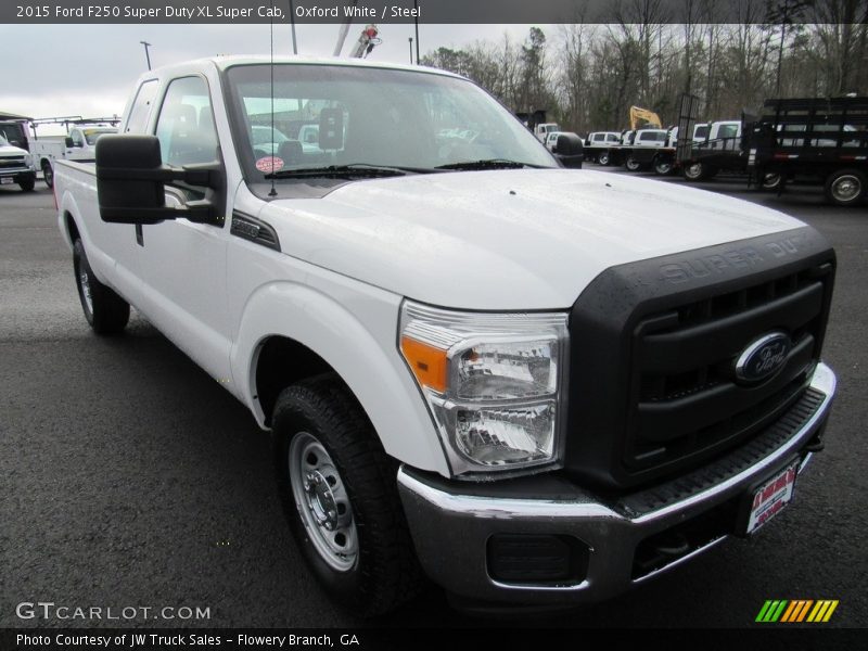 Oxford White / Steel 2015 Ford F250 Super Duty XL Super Cab