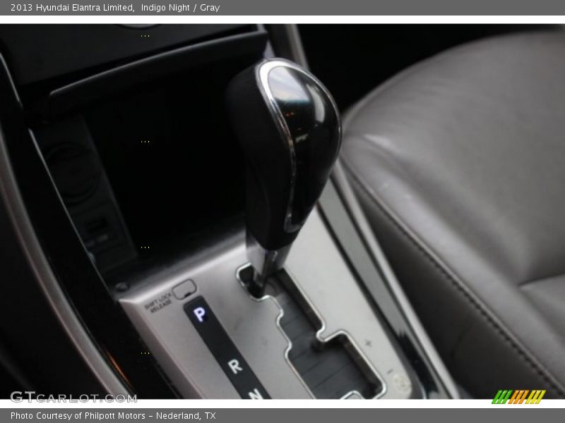 Indigo Night / Gray 2013 Hyundai Elantra Limited