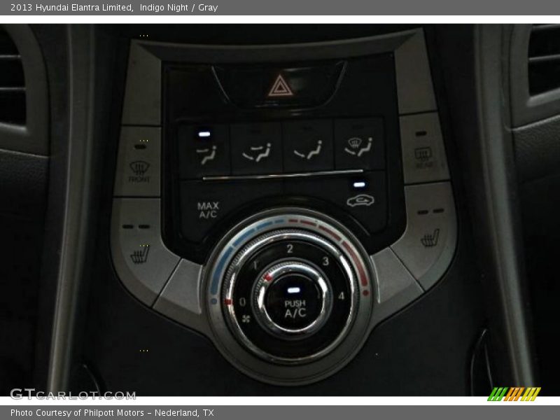 Indigo Night / Gray 2013 Hyundai Elantra Limited