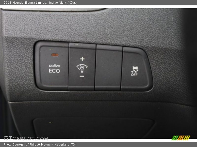 Indigo Night / Gray 2013 Hyundai Elantra Limited