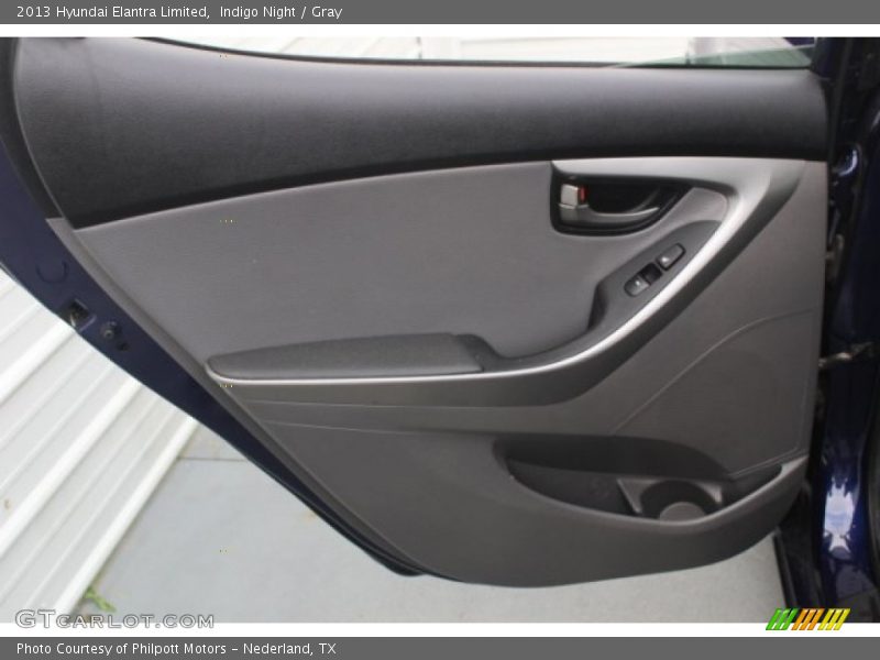 Indigo Night / Gray 2013 Hyundai Elantra Limited