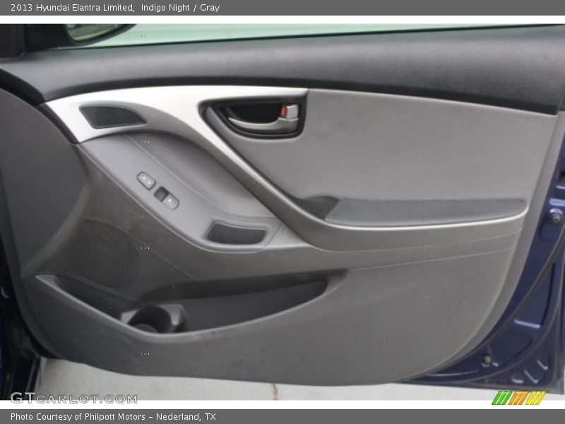 Indigo Night / Gray 2013 Hyundai Elantra Limited