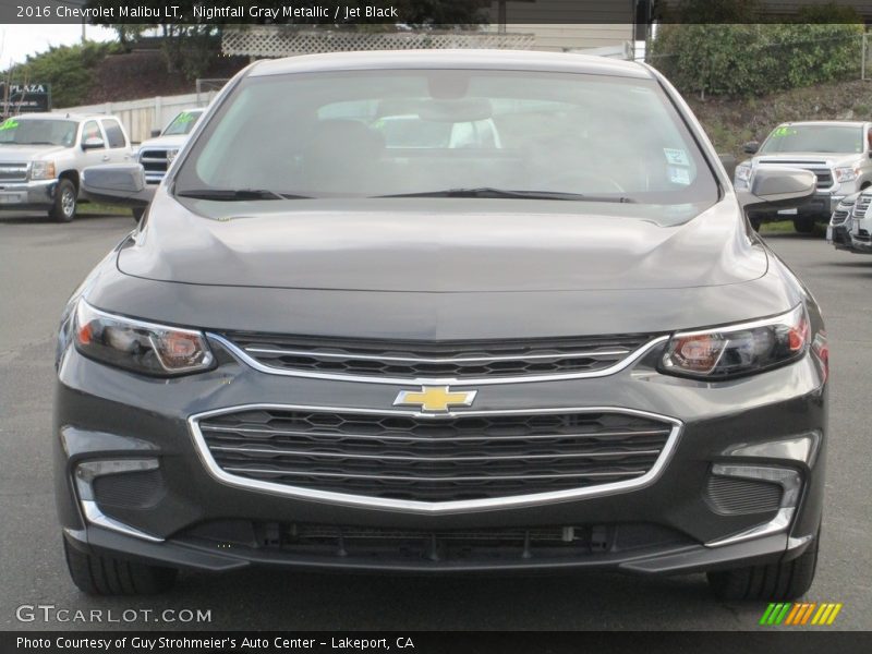 Nightfall Gray Metallic / Jet Black 2016 Chevrolet Malibu LT