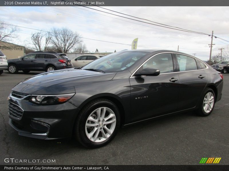 Nightfall Gray Metallic / Jet Black 2016 Chevrolet Malibu LT