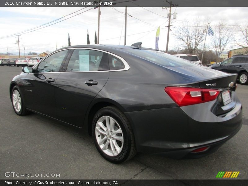 Nightfall Gray Metallic / Jet Black 2016 Chevrolet Malibu LT