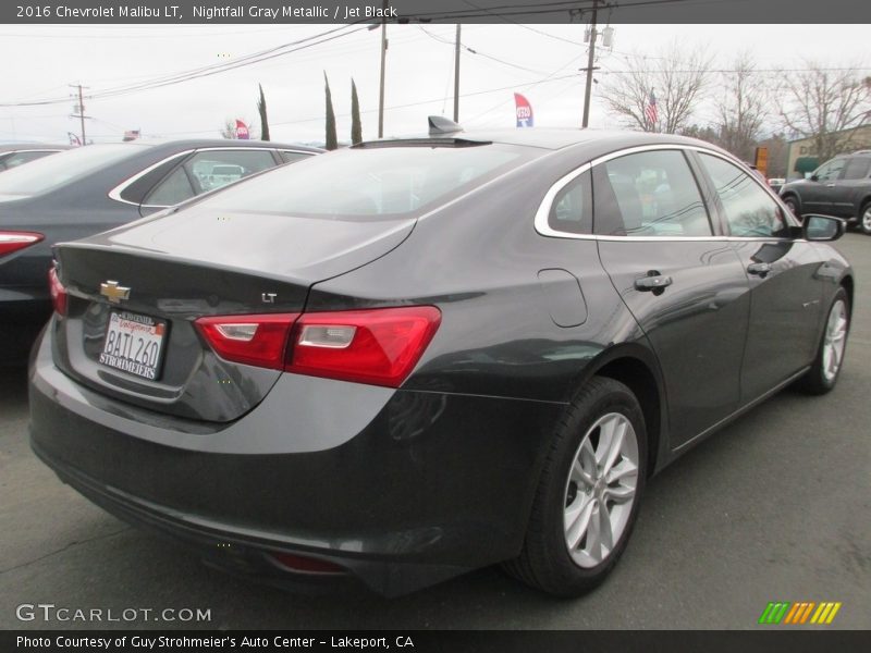Nightfall Gray Metallic / Jet Black 2016 Chevrolet Malibu LT