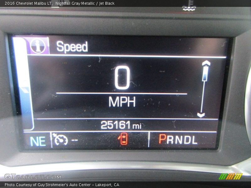 Nightfall Gray Metallic / Jet Black 2016 Chevrolet Malibu LT