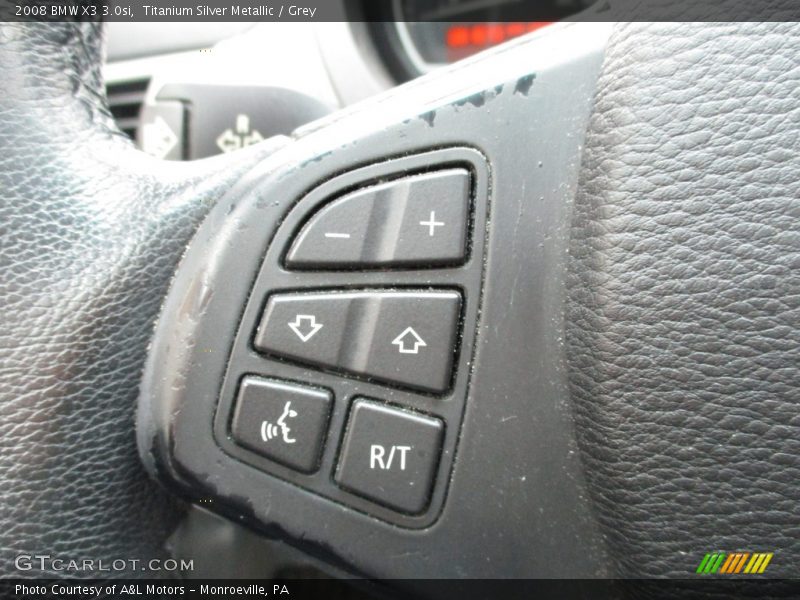 Titanium Silver Metallic / Grey 2008 BMW X3 3.0si