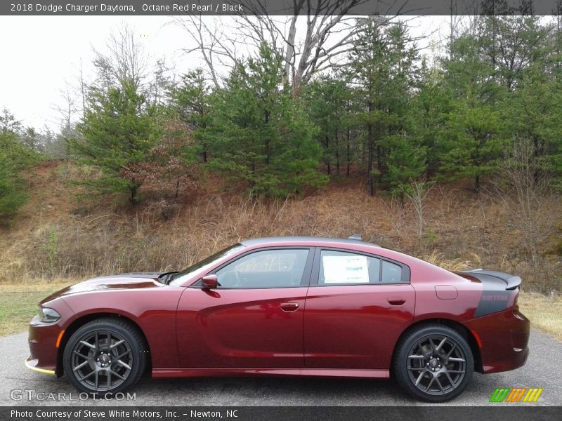 Octane Red Pearl / Black 2018 Dodge Charger Daytona