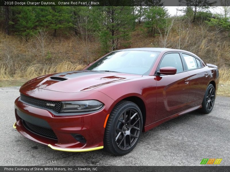Octane Red Pearl / Black 2018 Dodge Charger Daytona