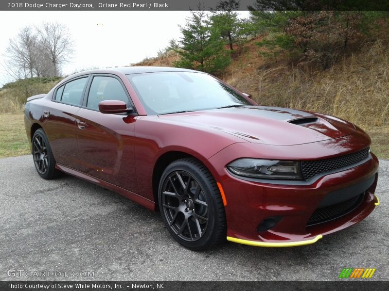 Octane Red Pearl / Black 2018 Dodge Charger Daytona