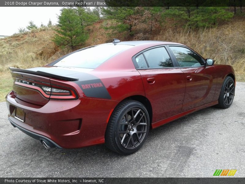 Octane Red Pearl / Black 2018 Dodge Charger Daytona