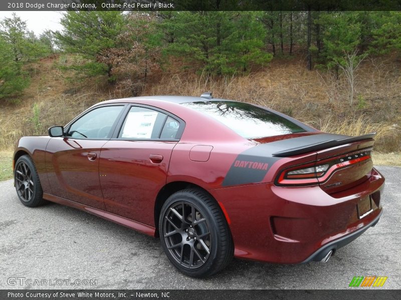 Octane Red Pearl / Black 2018 Dodge Charger Daytona
