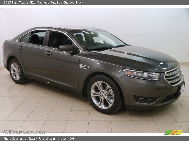 Magnetic Metallic / Charcoal Black 2015 Ford Taurus SEL